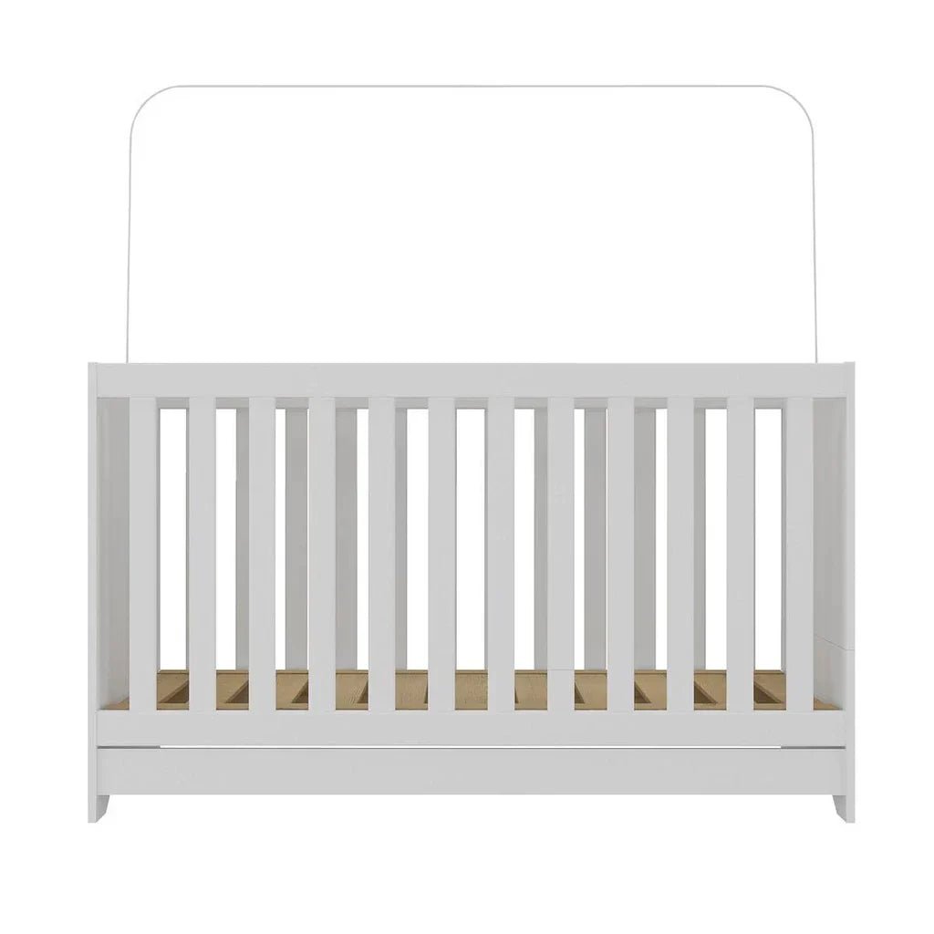 Berço 3 em 1 Evolutivo (Vira Mini Cama) – 100% Madeira Maciça [Garantia de 3 Anos]