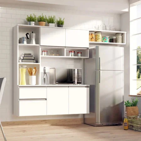 Armário Cozinha Compacta Sol 5 Portas 1 Gaveta