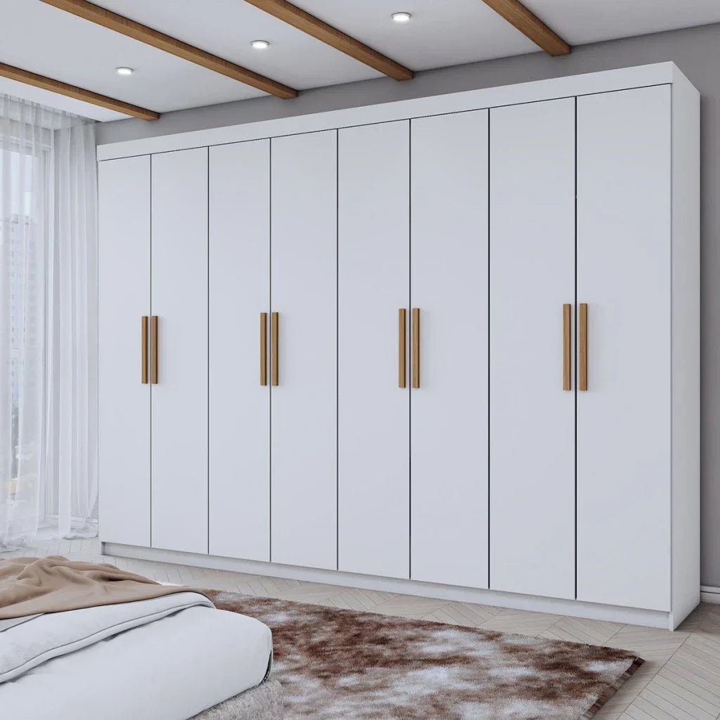 Guarda-Roupa Casal Aurora 8 Portas 4 Gavetas